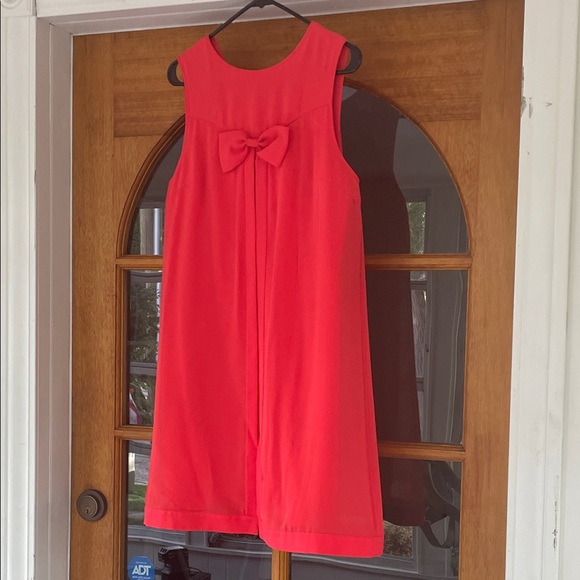 Ted Baker orange sleeveless dress size 3 (us size 8) - Picture 2 of 6